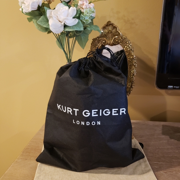 NWT! Kurt Geiger Purple Sequin Floral Crossbody Bag w/ Lock & Dusty - Picture 11 of 12